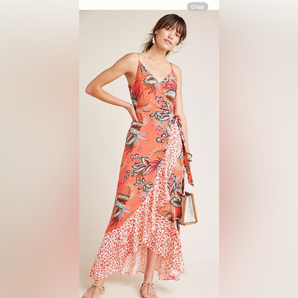 Farm Rio for Anthropologie Musette Maxi Dress size small